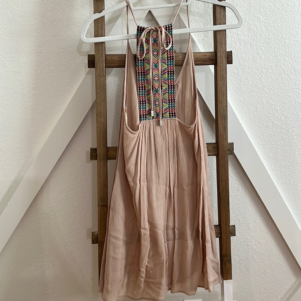 Cream Mini Dress